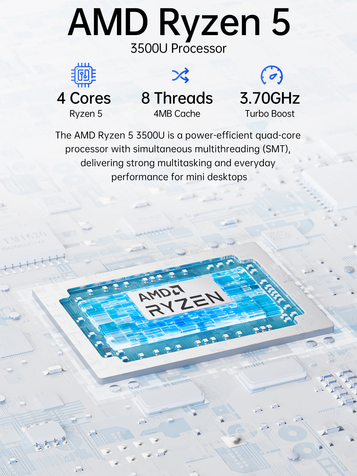 GMKtec G10 Mini PC AMD Ryzen™ 5 3500U