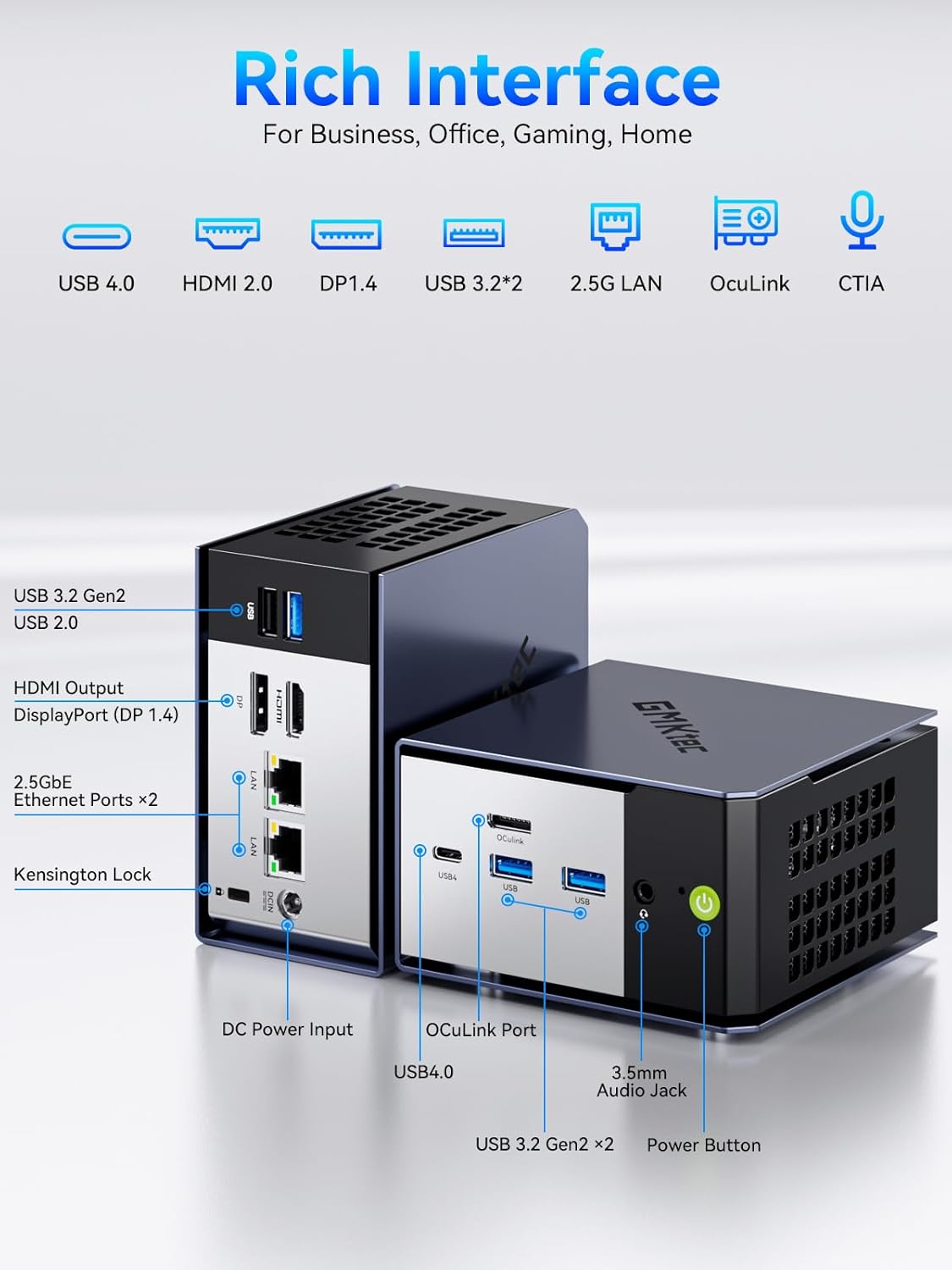 GMKtec NucBox K16 Mini PC AMD Ryzen™ 7 7735HS