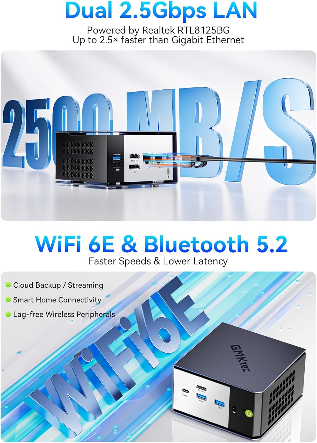 GMKtec NucBox K16 Mini PC AMD Ryzen™ 7 7735HS