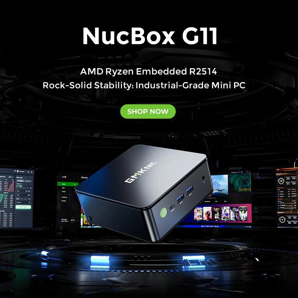 GMKtec NucBox G11 Mini PC AMD Ryzen™ Embedded R2514